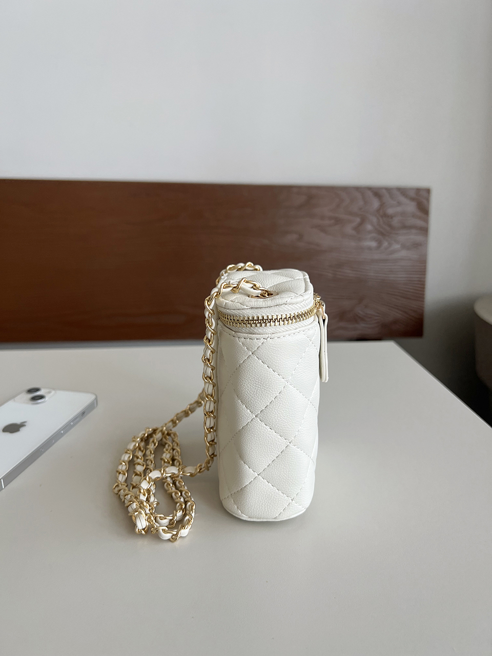 Sienna Quilted Square Mini Chain Bag