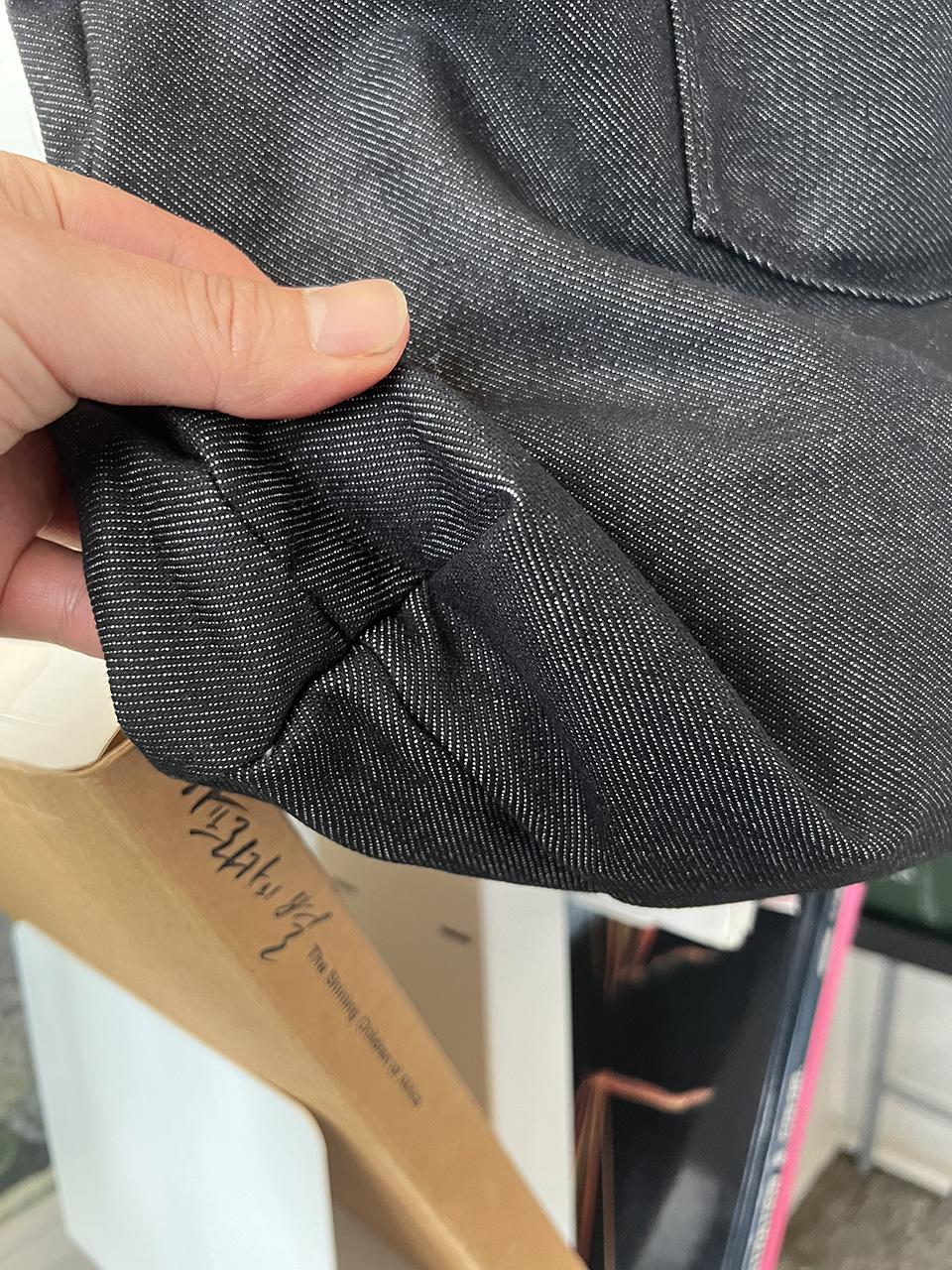 Denim Pocket Oversized Eco Bag