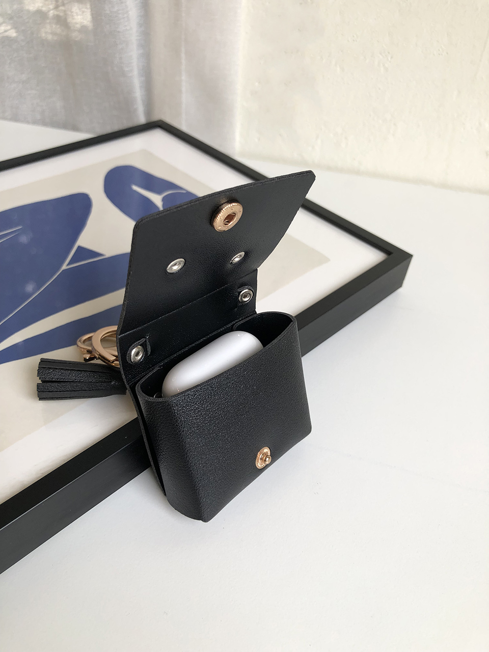 Flower AirPods Case Mini Bag Keyring (5 colors)