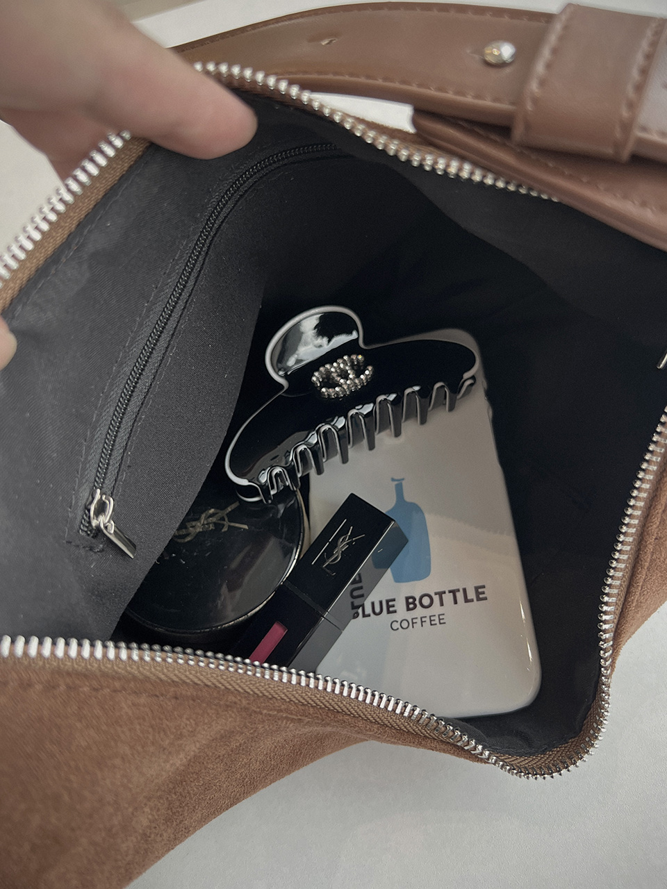 Suede Round Tote Bag/Shoulder Bag