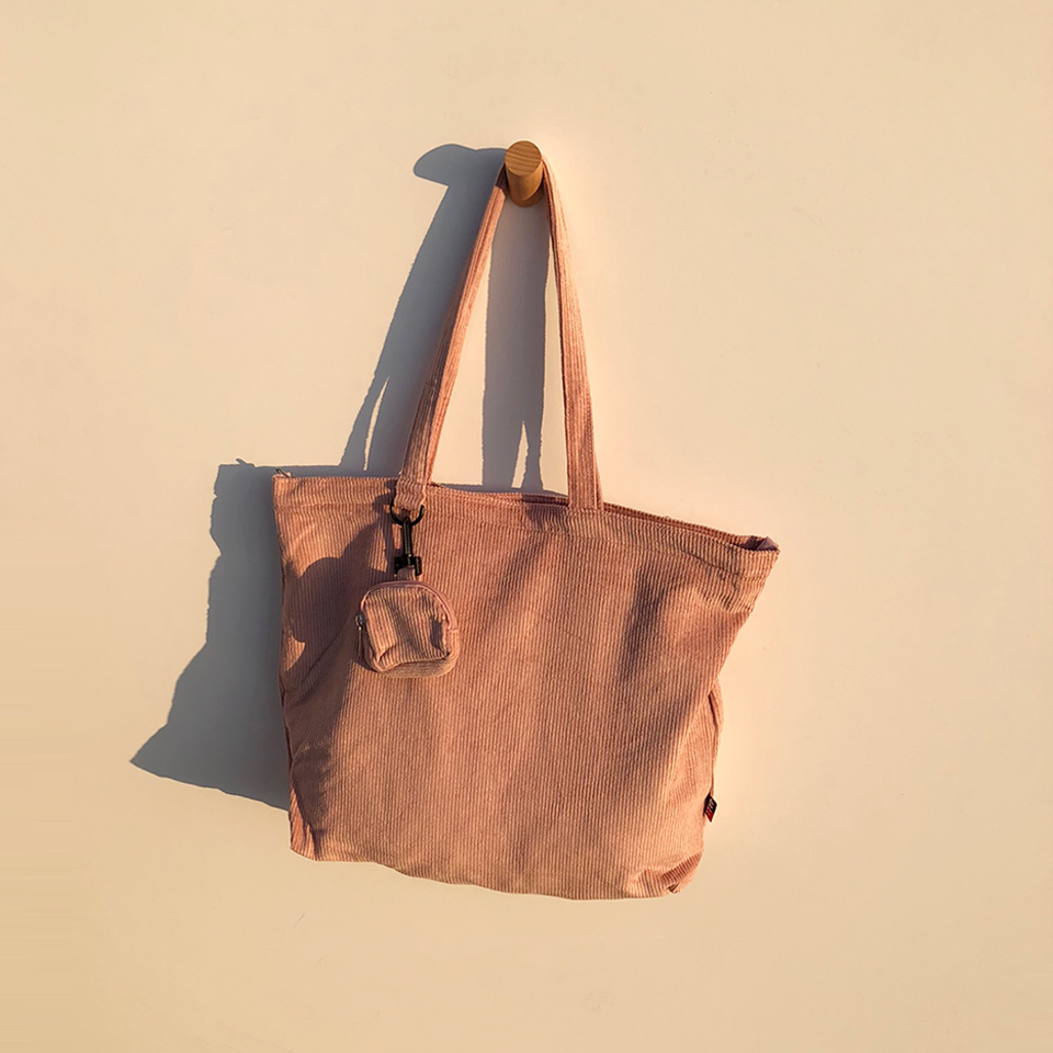 Corduroy eco bag