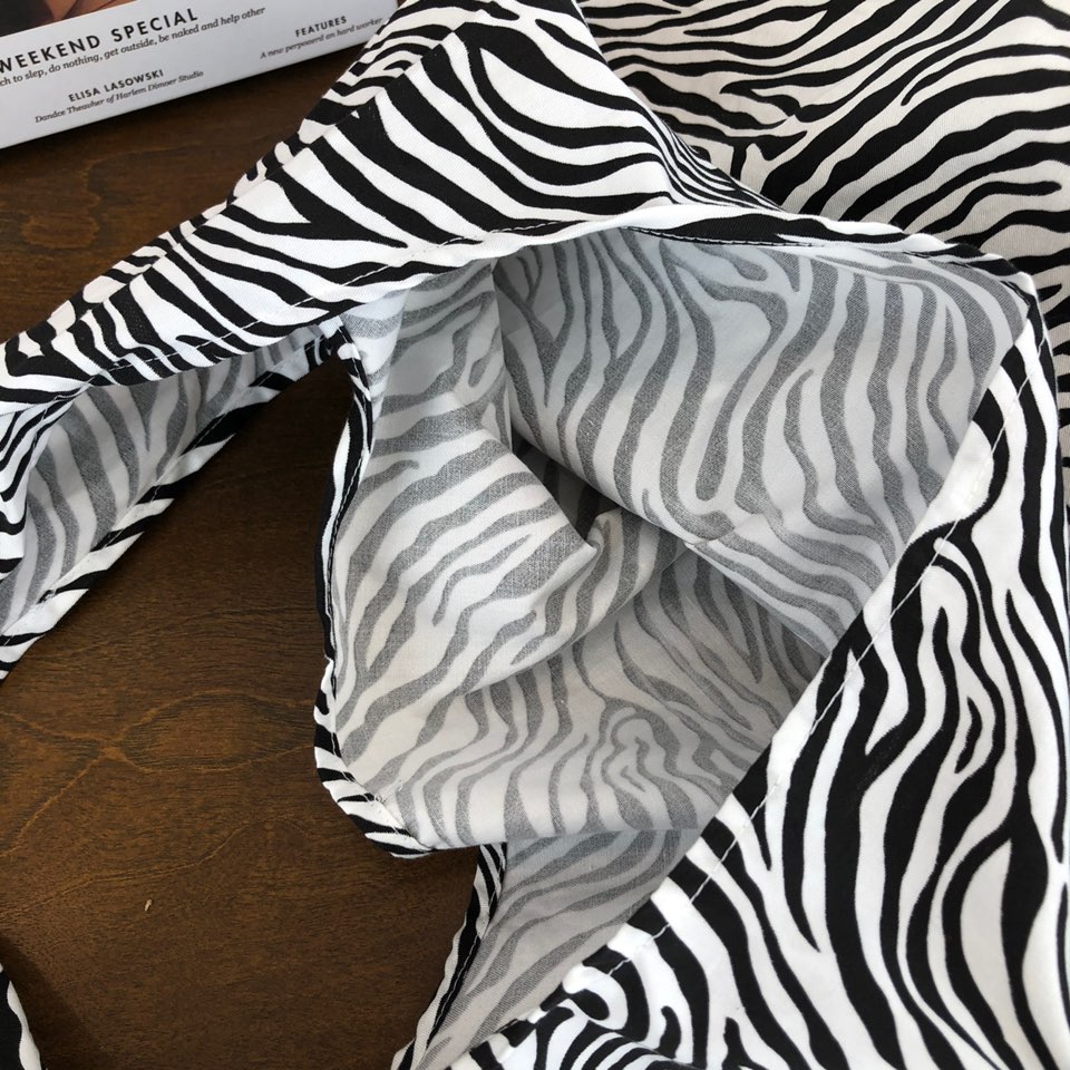 Zebra Big Shoulder Eco Bag