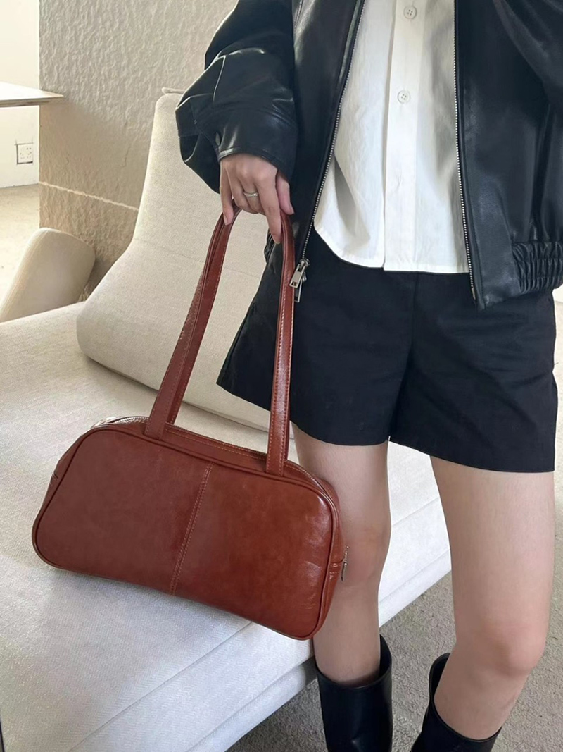 Crack Square Shoulder Bag (3 colors)