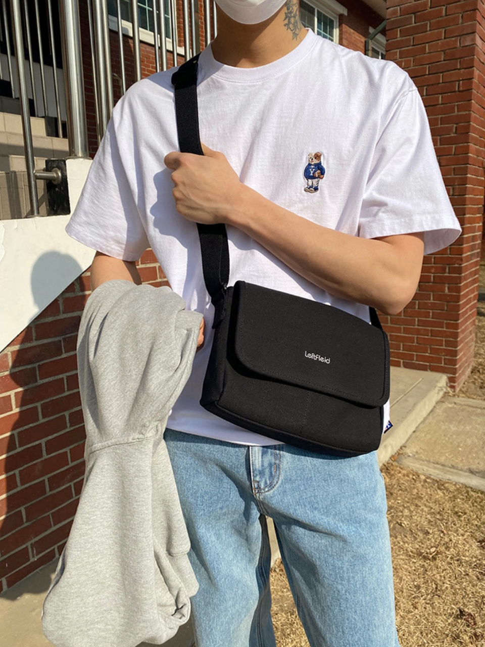 Canvas Flip Mini Shoulder Bag