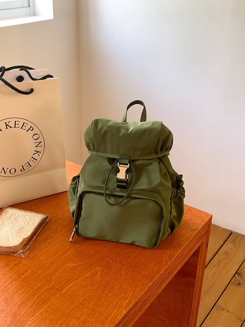 Casual nylon mini backpack