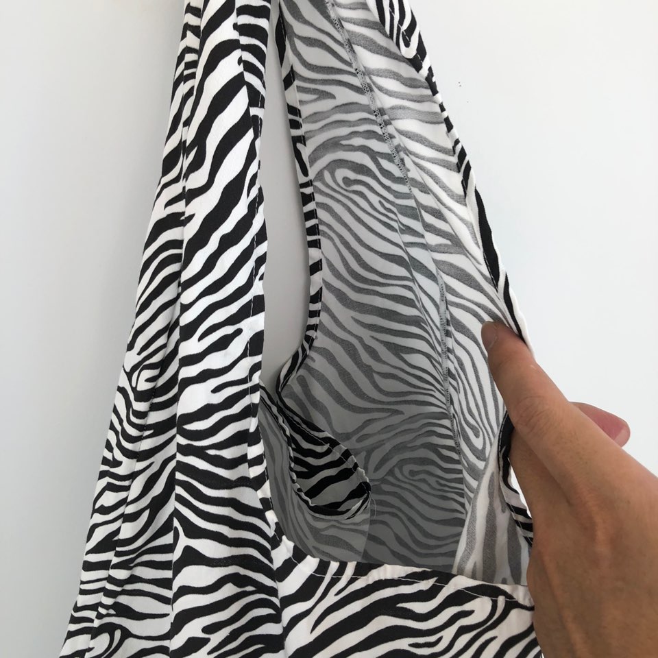 Zebra Big Shoulder Eco Bag