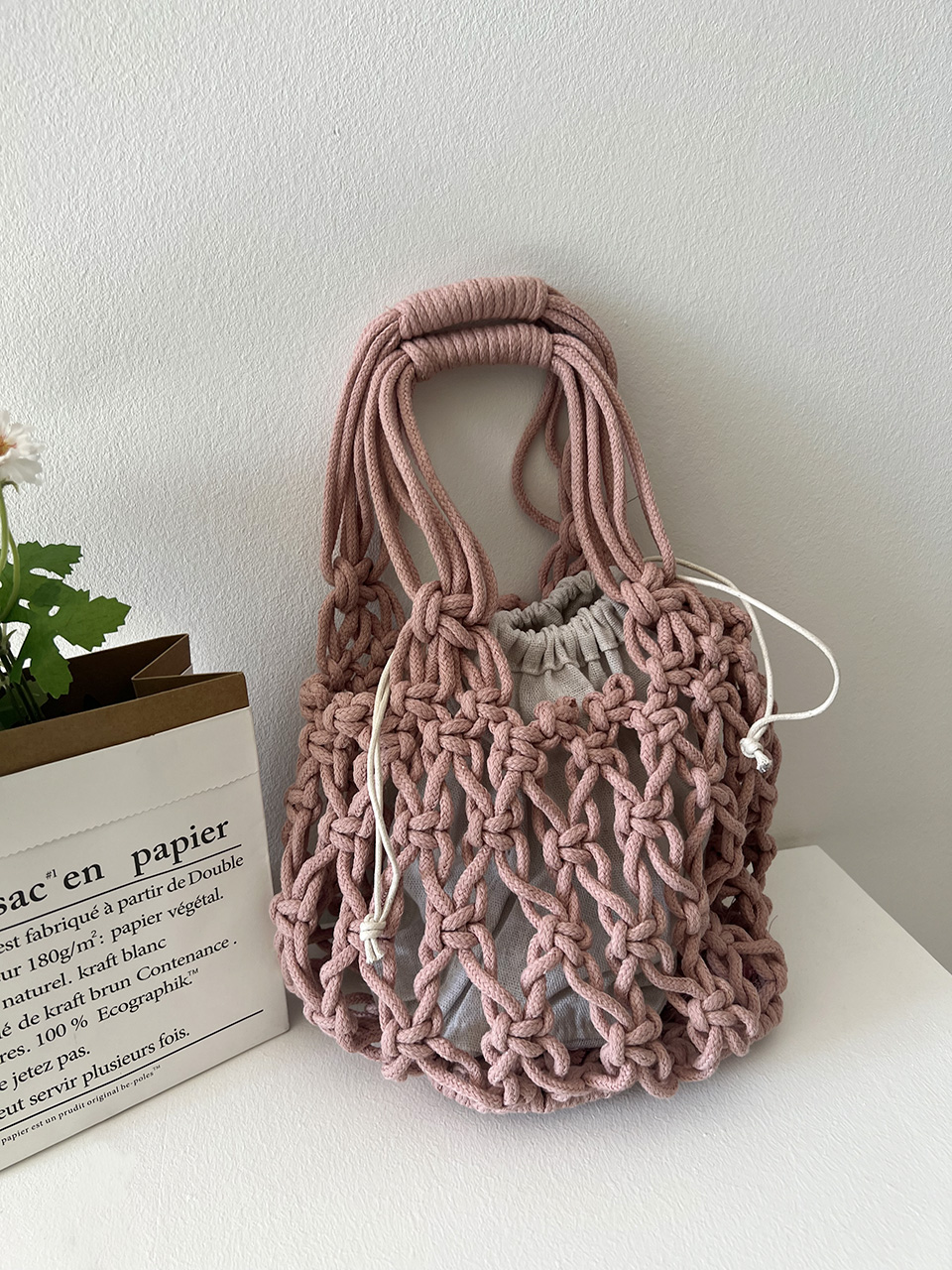 Arte Knitted Net Summer Net Bag