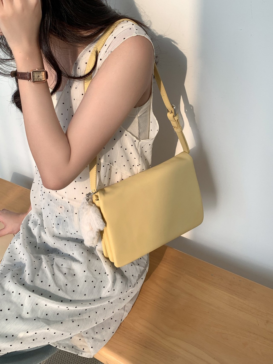 Square Mini Shoulder Bag (4 colors)