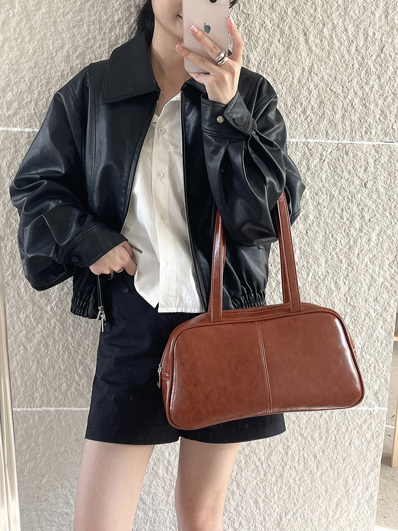 Crack Square Shoulder Bag (3 colors)