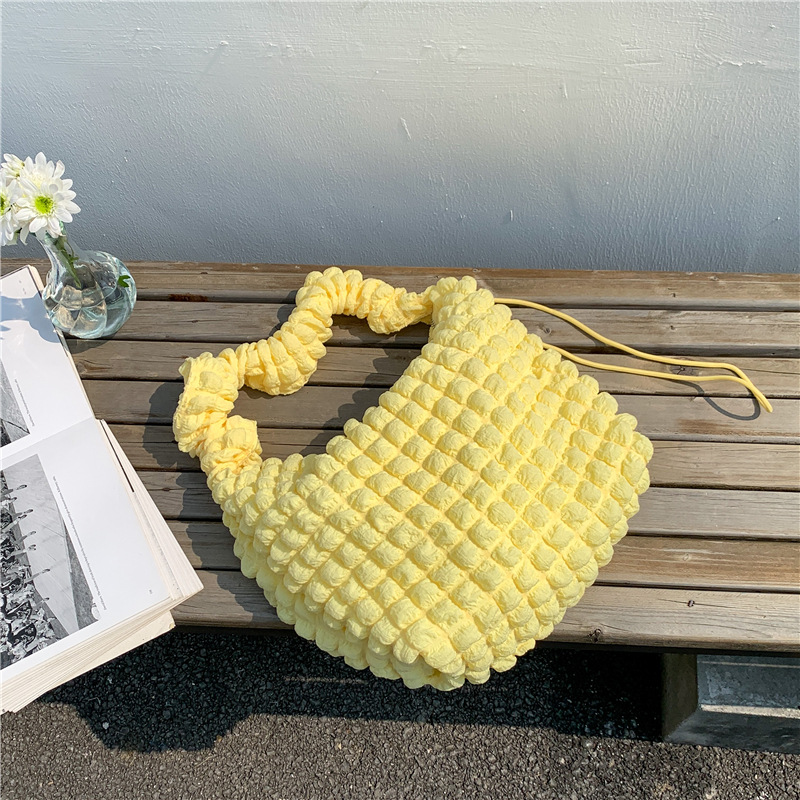 Bubble Quilted Shoulder Bag