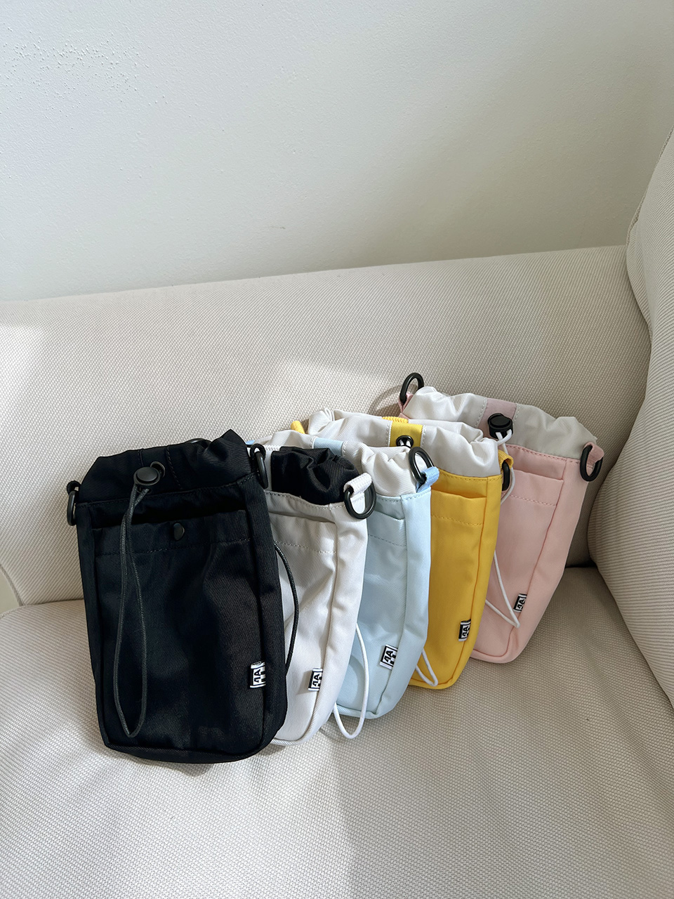 Roasted string mini crossbody bag