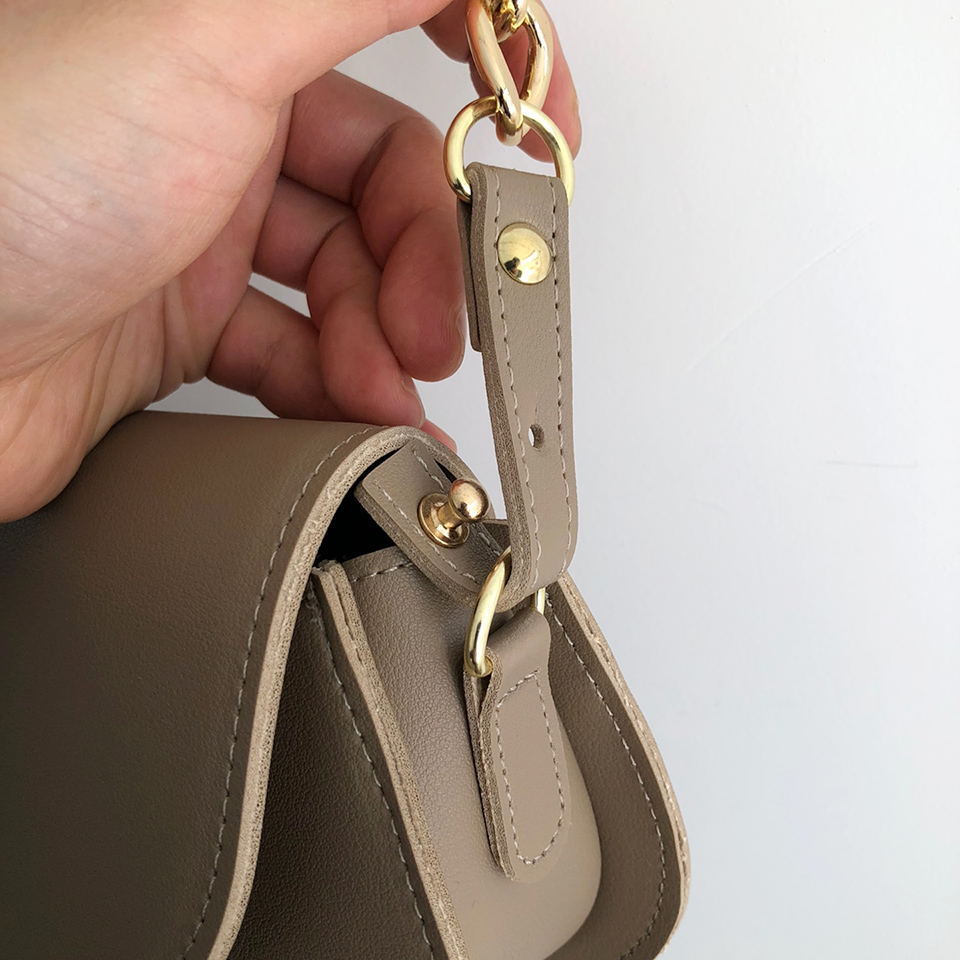 Soft chain mini shoulder bag (with cross strap)