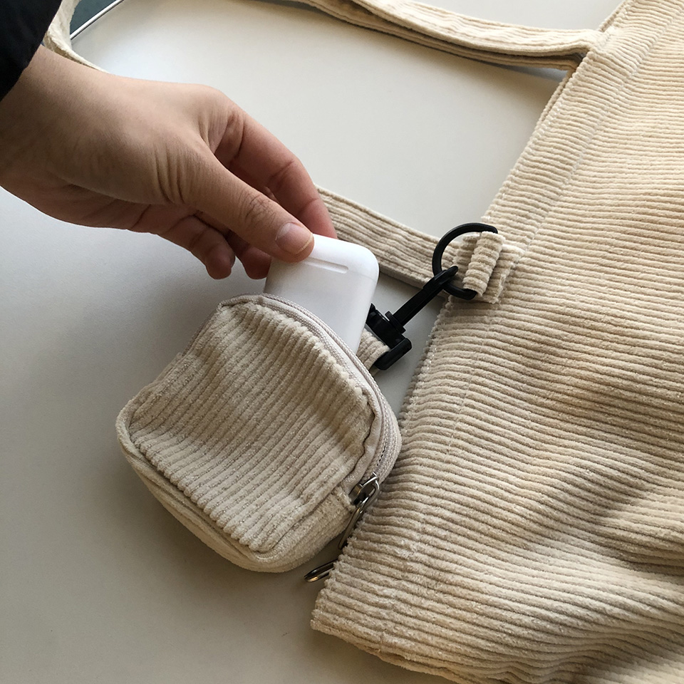 Corduroy eco bag