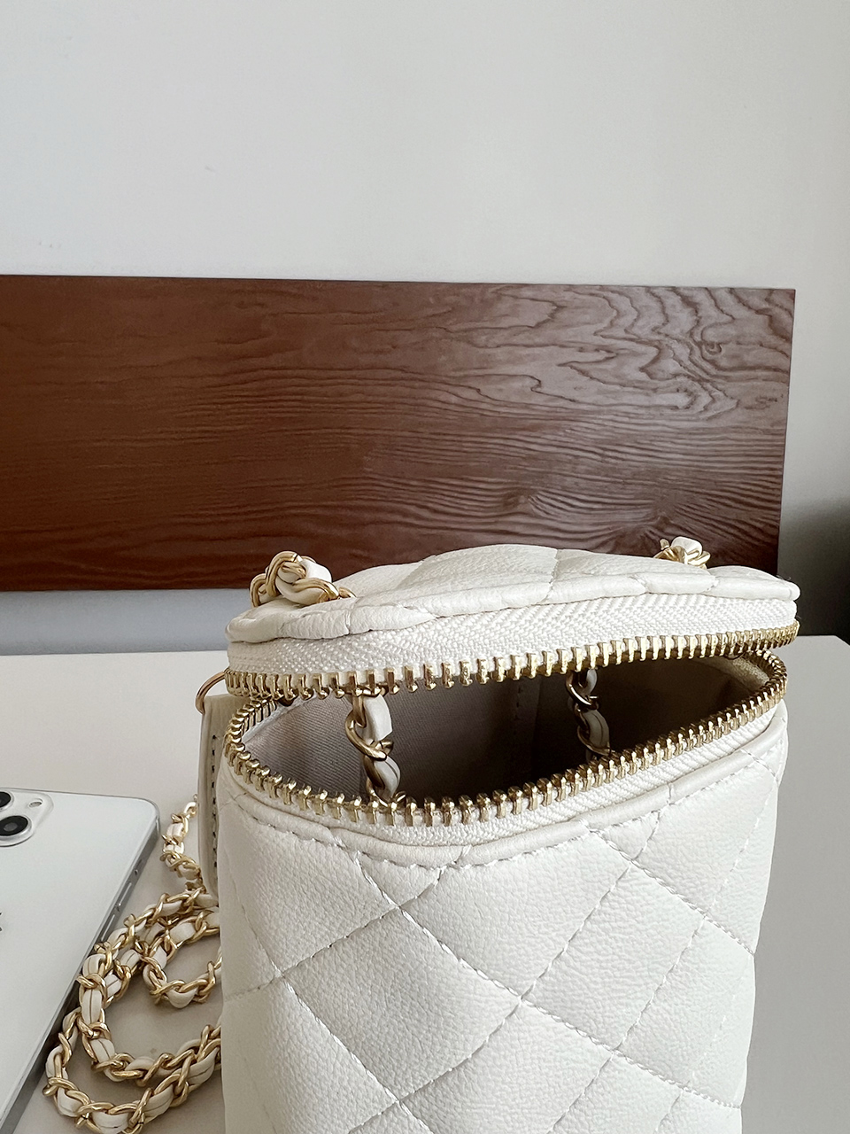 Sienna Quilted Square Mini Chain Bag