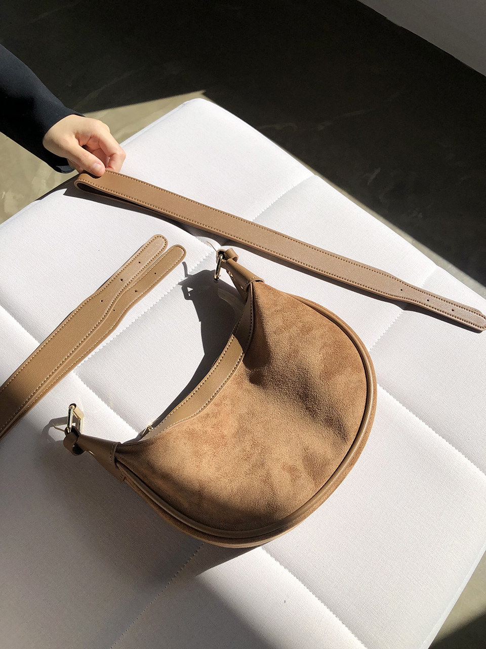 Suede Mini Shoulder Bag (5 colors)