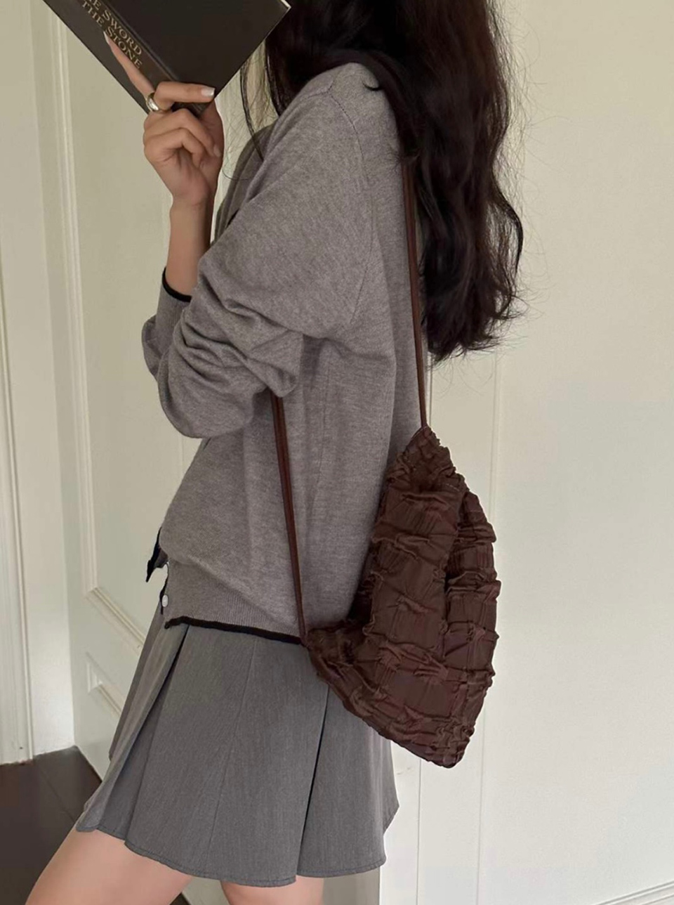 Bubble Lace Quilted Mini Backpack