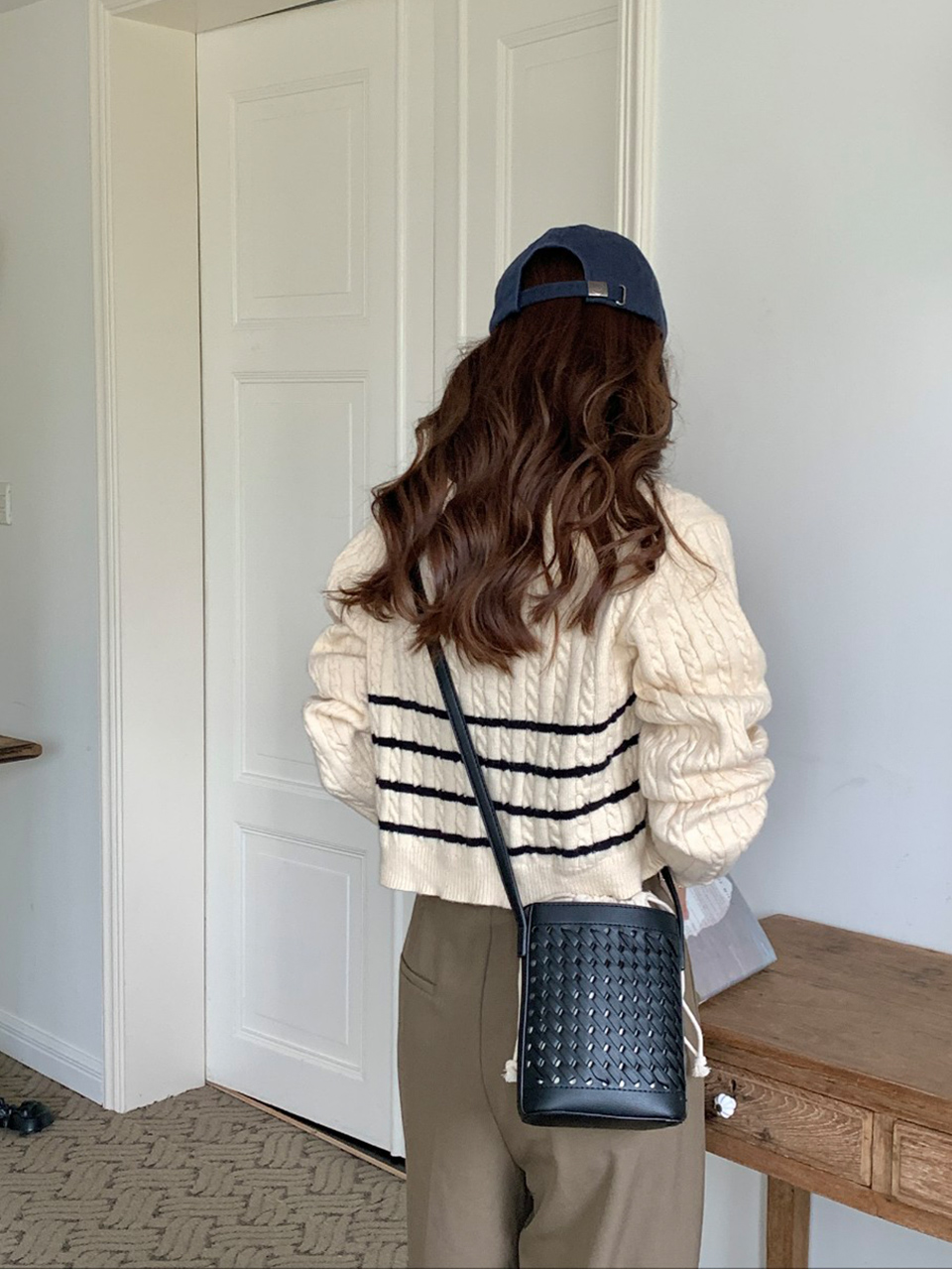 Bali Weaving Net Mini Shoulder Bag