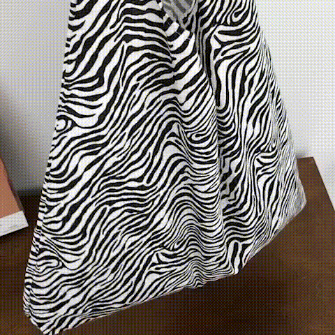 Zebra Big Shoulder Eco Bag