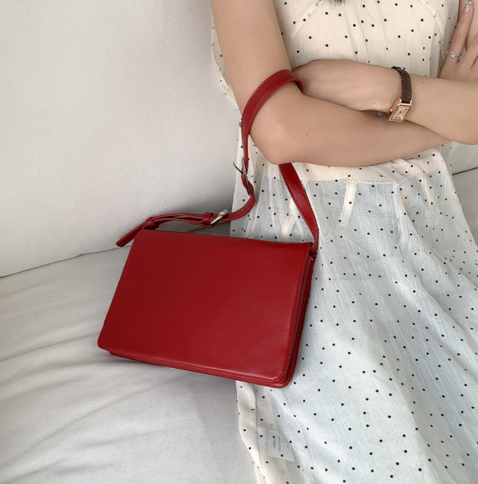 Square Mini Shoulder Bag (4 colors)
