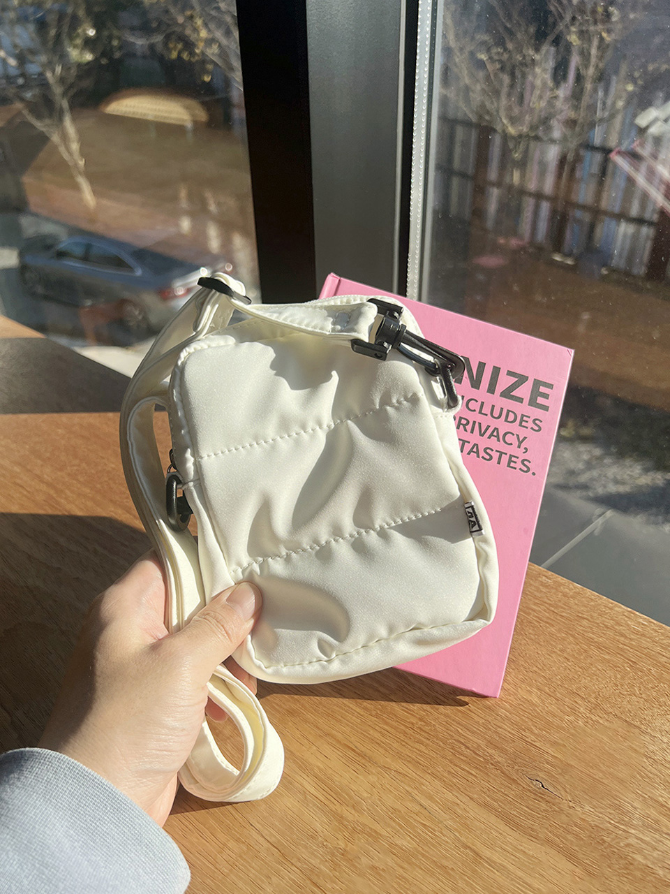 Smooth Quilted Square Mini Bag