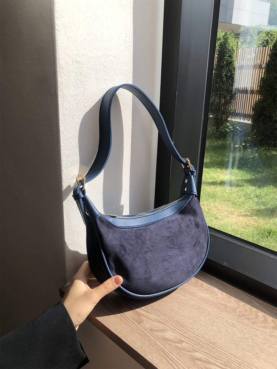 Suede Mini Shoulder Bag (5 colors)