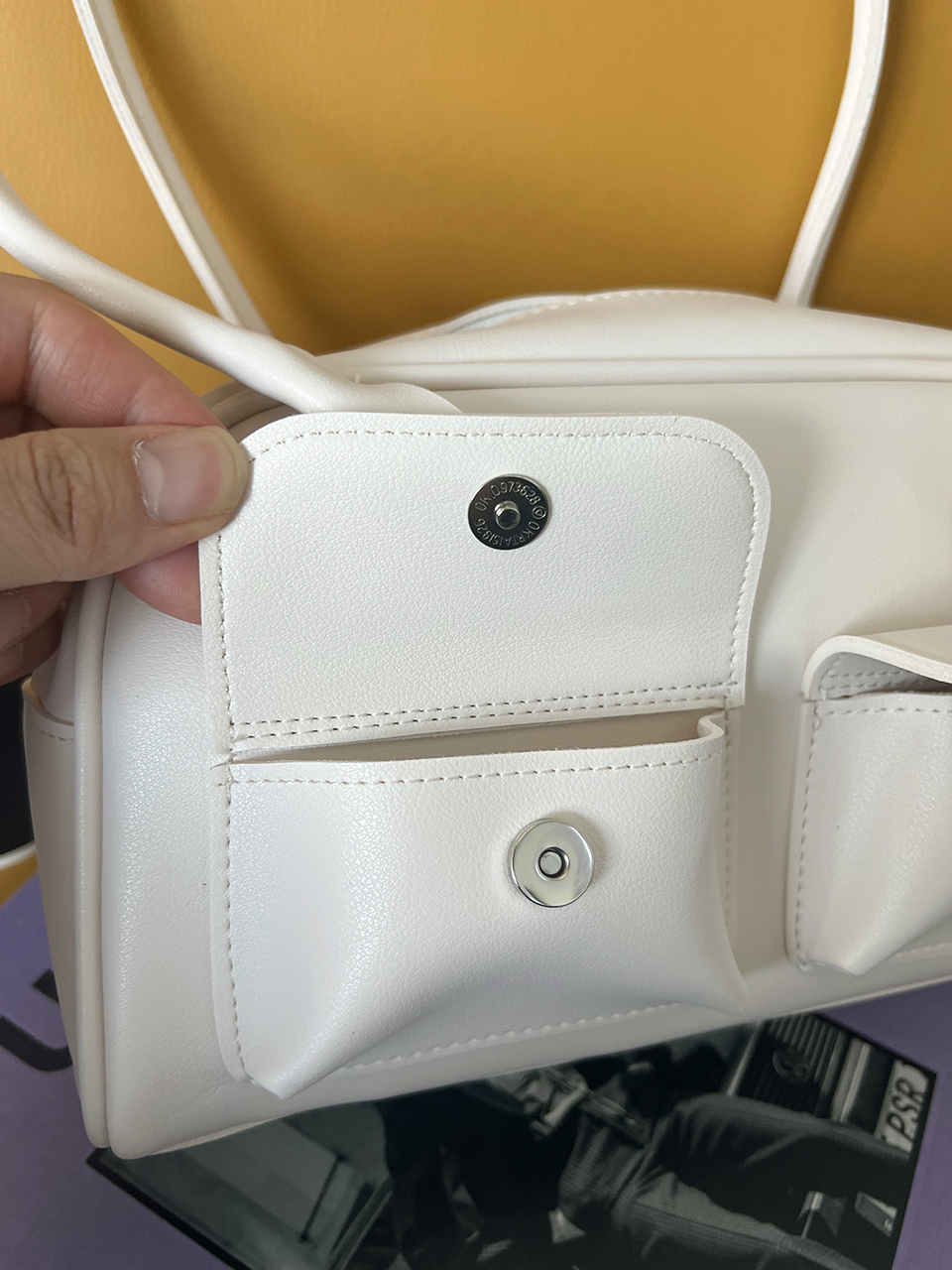 2-Pocket Mini Bucket Shoulder Bag (4 colors)