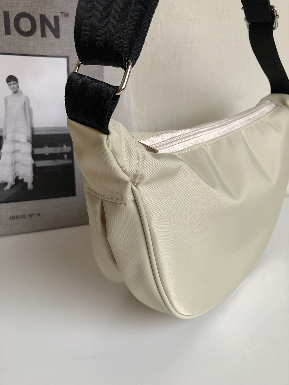 Nylon crossbody bag