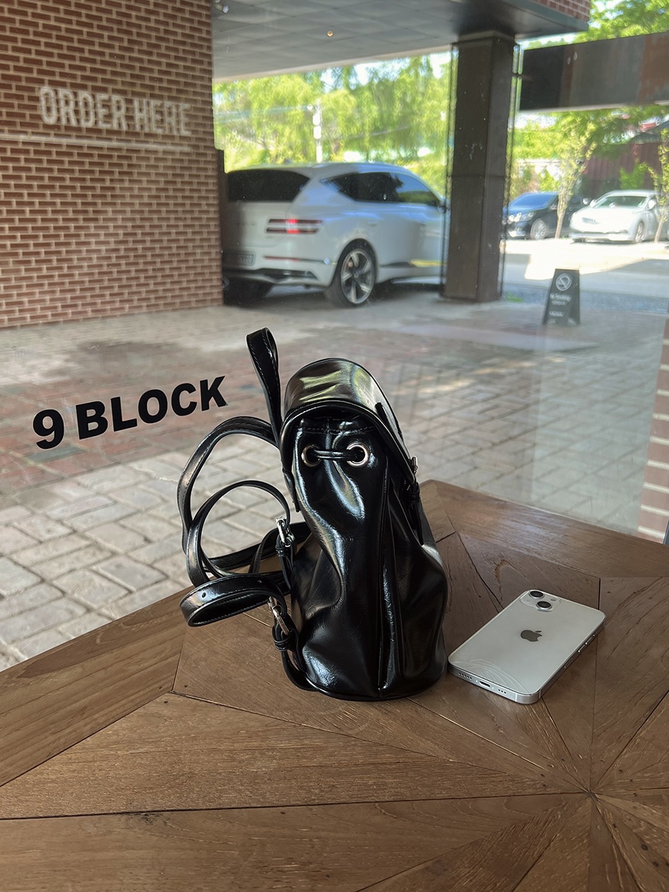 Wrinkle Buckle Bucket Mini Backpack (5 colors)
