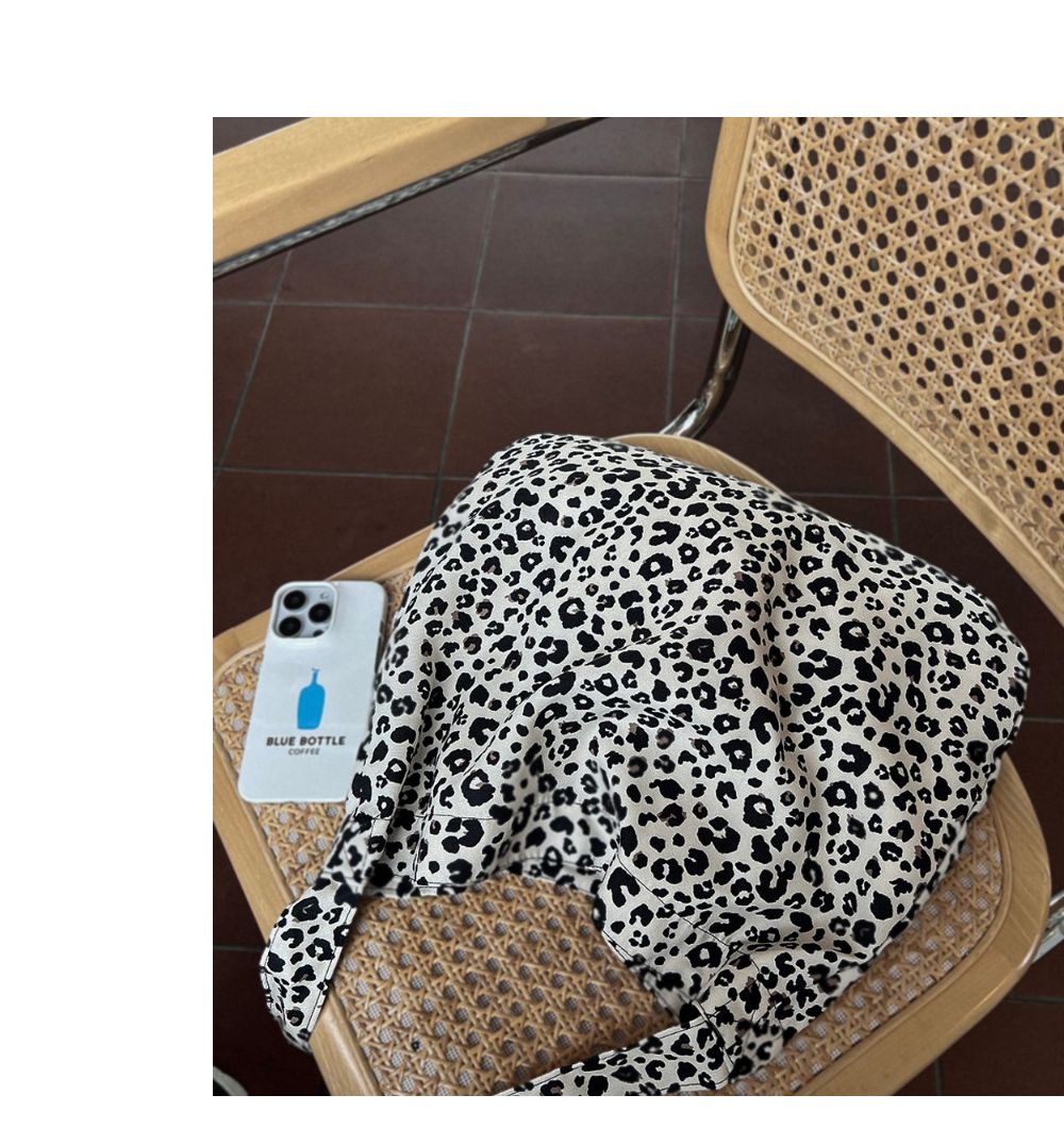 Leopard print eco bag