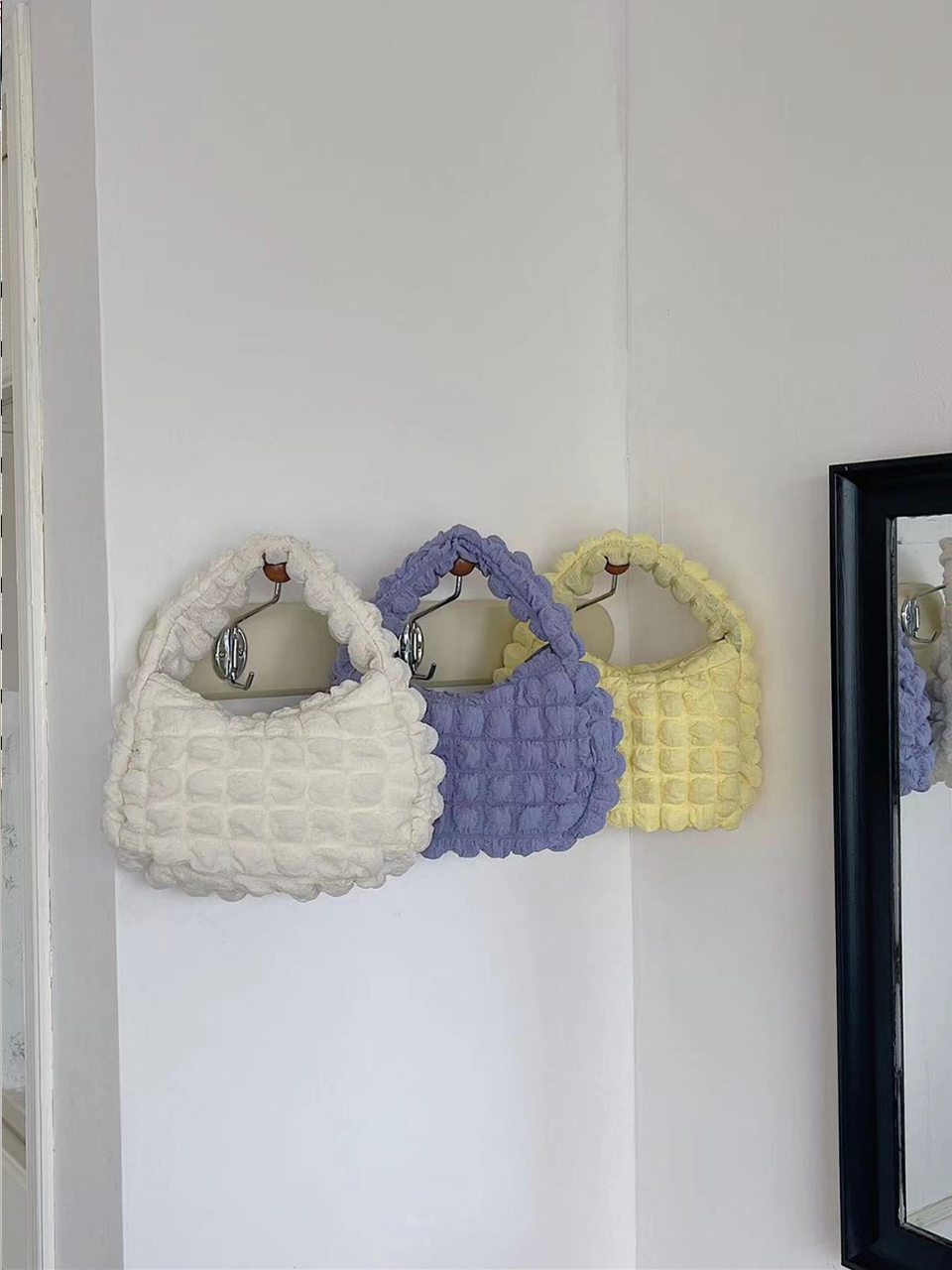 Bubble Quilted Mini Tote Bag