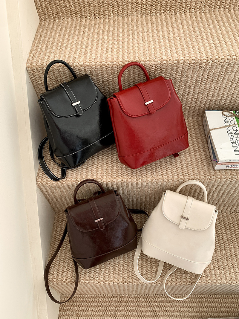 Crack Classic Leather Mini Backpack