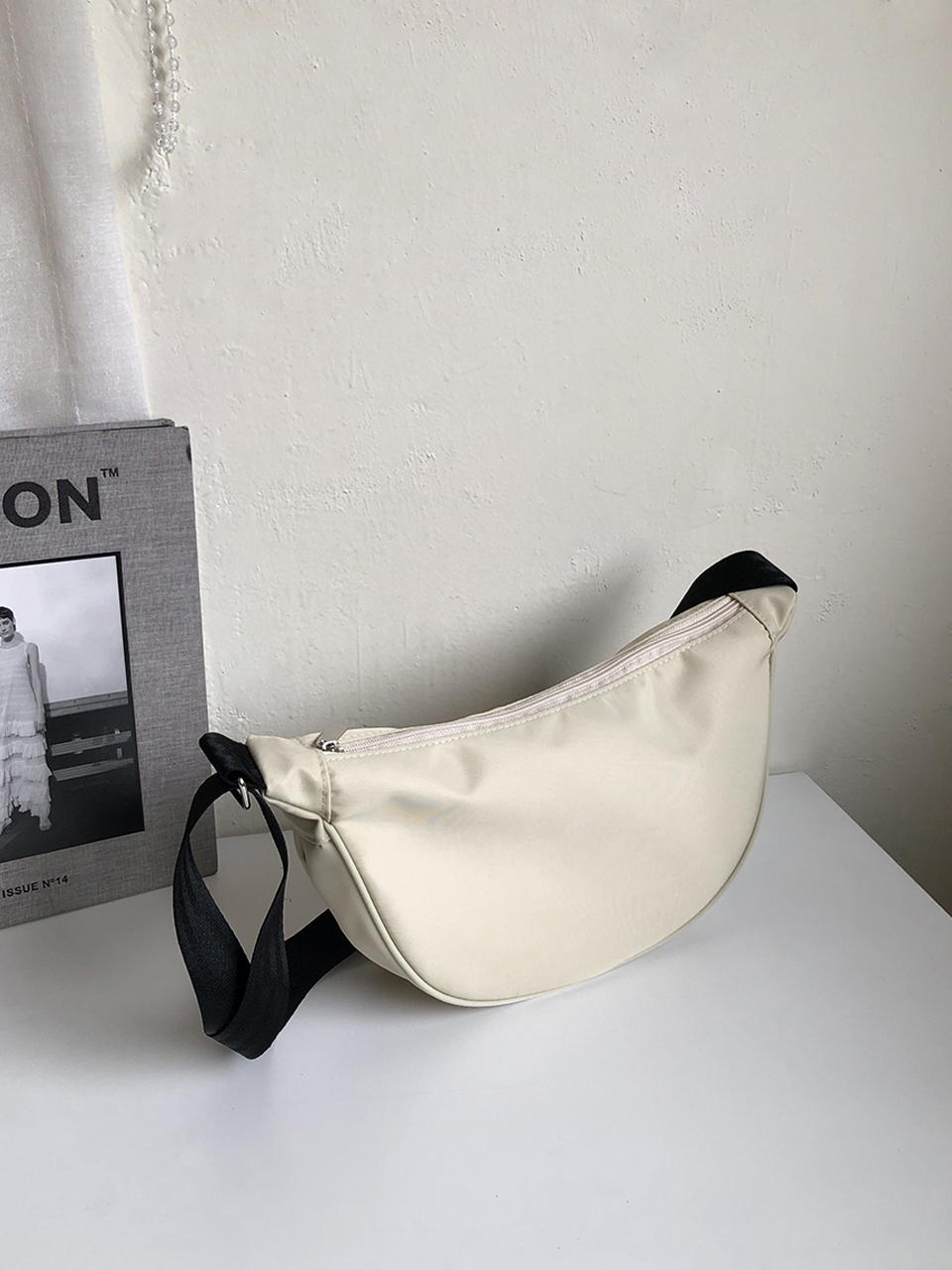 Nylon crossbody bag
