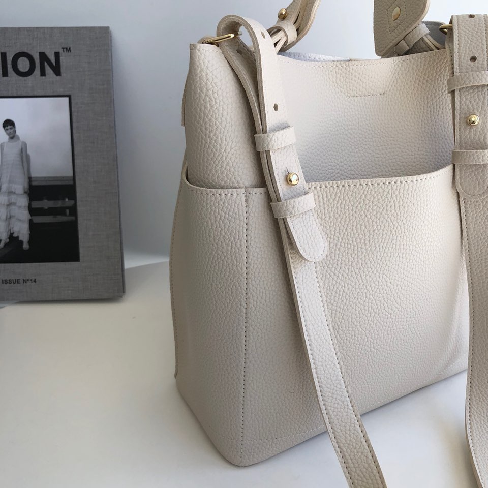 Two-way Big Cross Bucket Bag (7 colors)