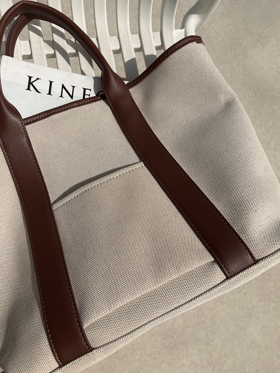 Pocket tote bag (3 colors)
