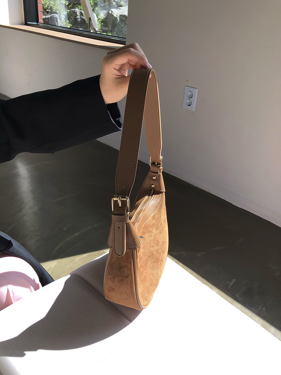 Suede Mini Shoulder Bag (5 colors)