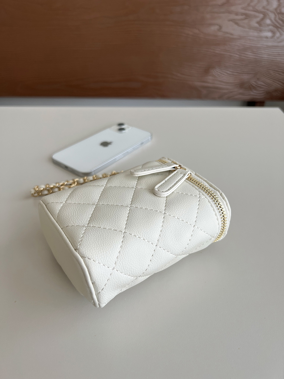 Sienna Quilted Square Mini Chain Bag