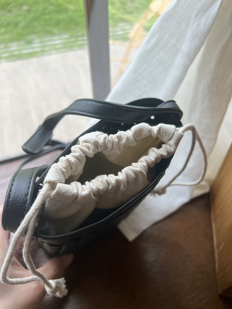 Bali Weaving Net Mini Shoulder Bag