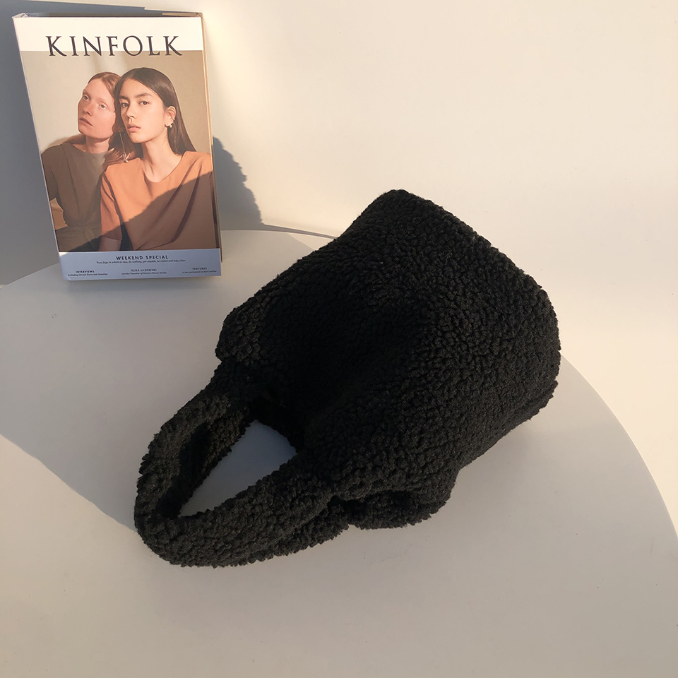 Mini Boa Tote Bag (3 colors)