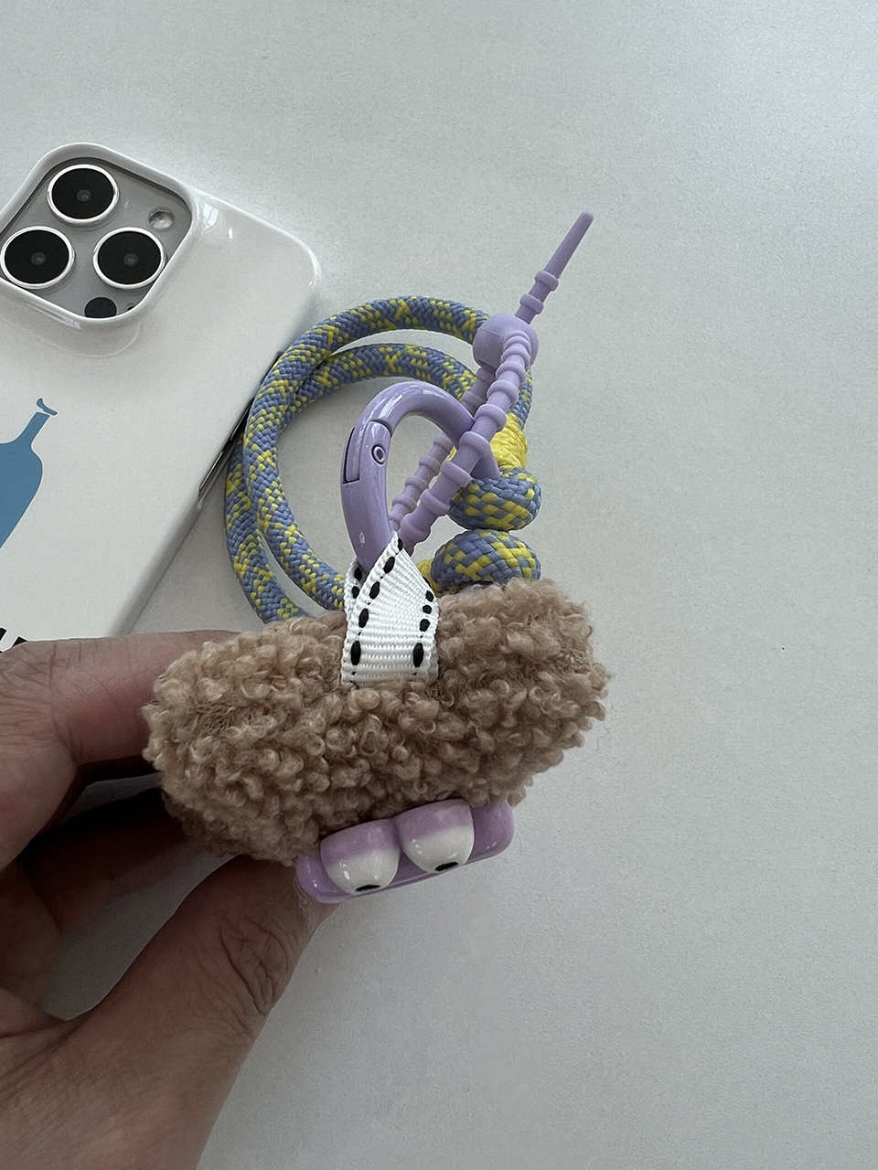 Boa doll keyring/charm