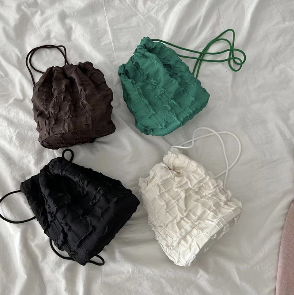 Bubble Lace Quilted Mini Backpack