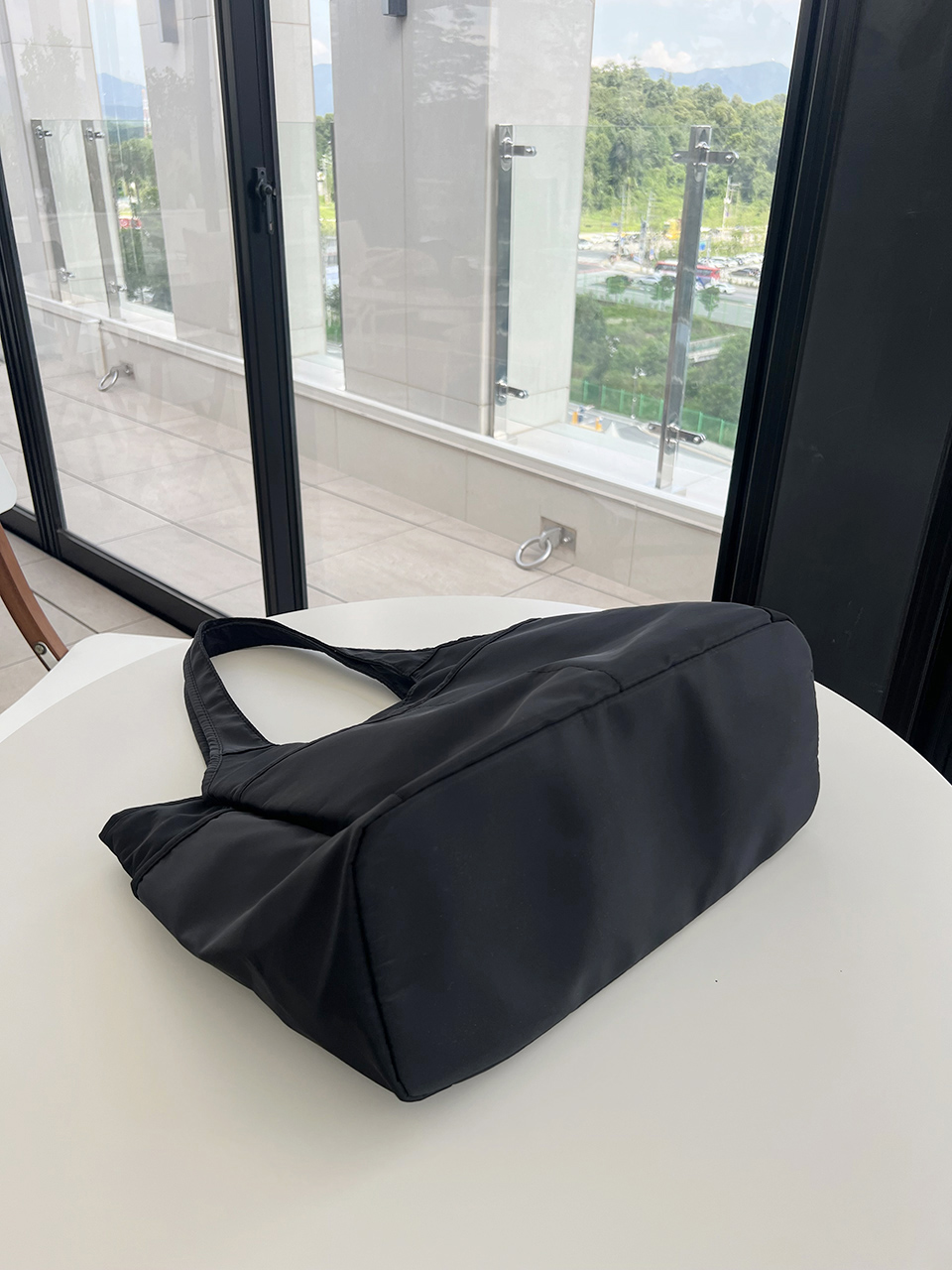 [Waterproof] Zipper Big Shoulder Bag