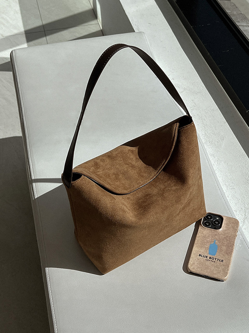 Suede bag