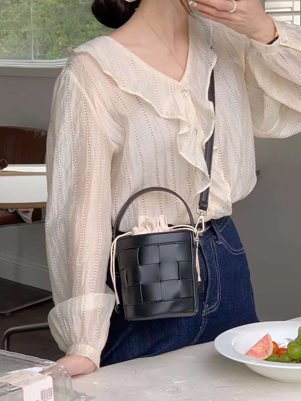 Chess Round Mini 2-Way Bag
