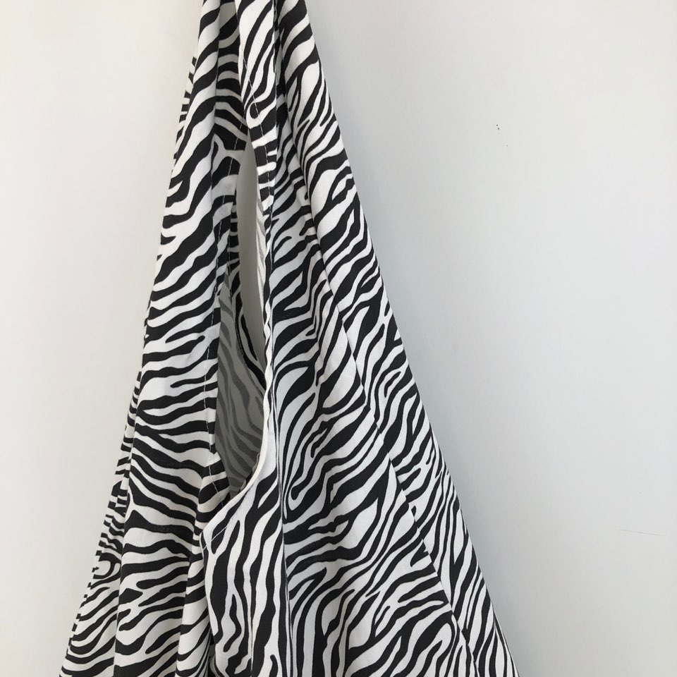 Zebra Big Shoulder Eco Bag