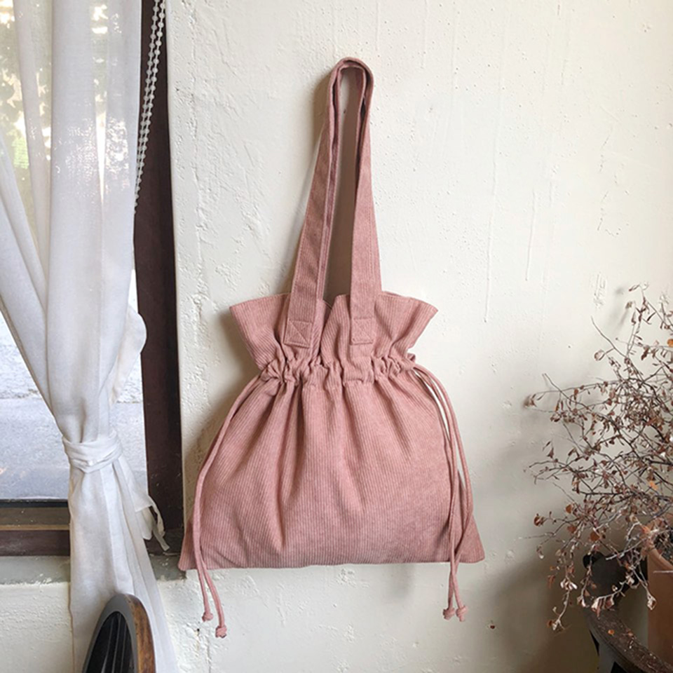 Corduroy Big Shoulder Eco Bag