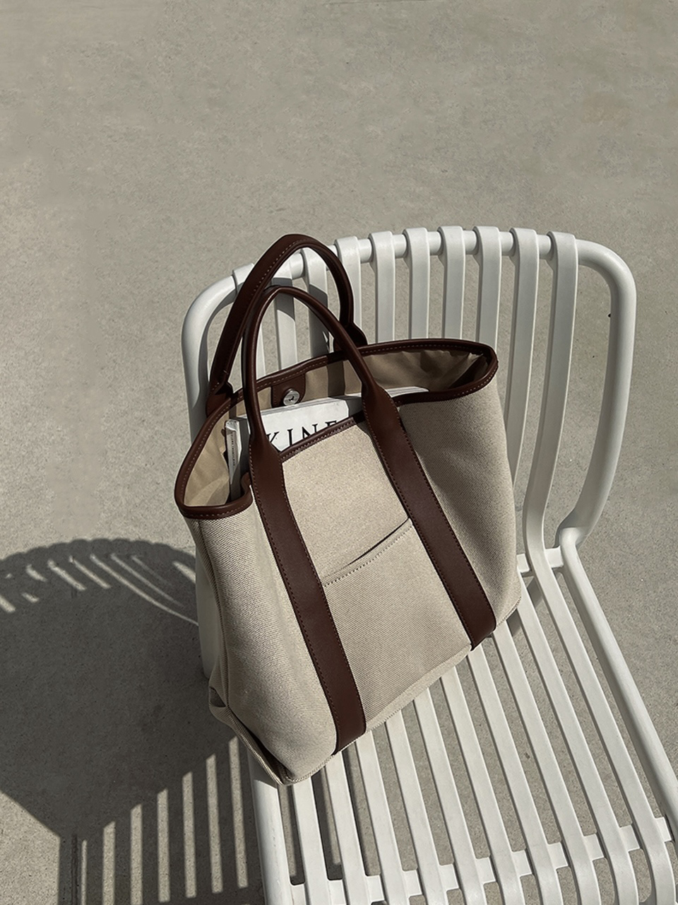 Pocket tote bag (3 colors)