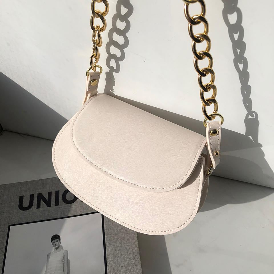 Soft chain mini shoulder bag (with cross strap)