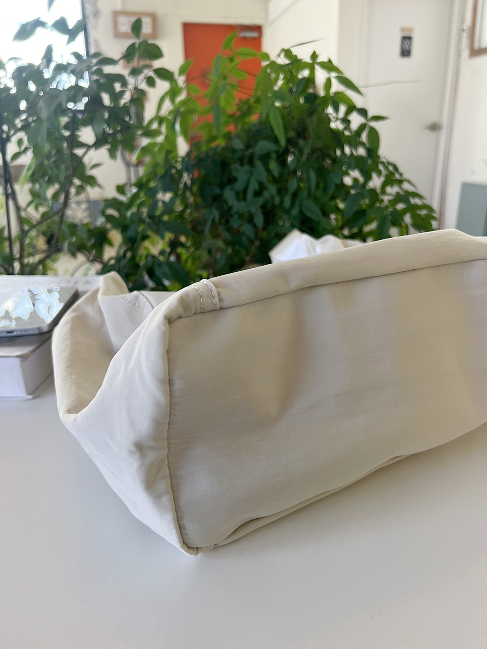 Nylon Zipper Big Cloth Eco Bag (4 colors)