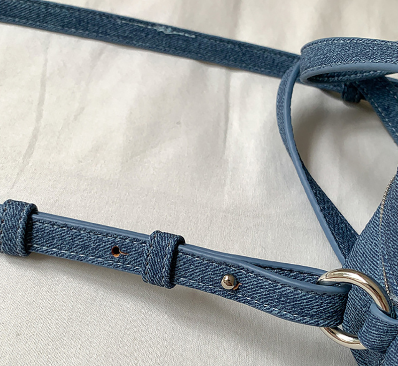 [Denim] Heart Keyring Mini Tote Bag (3 colors)