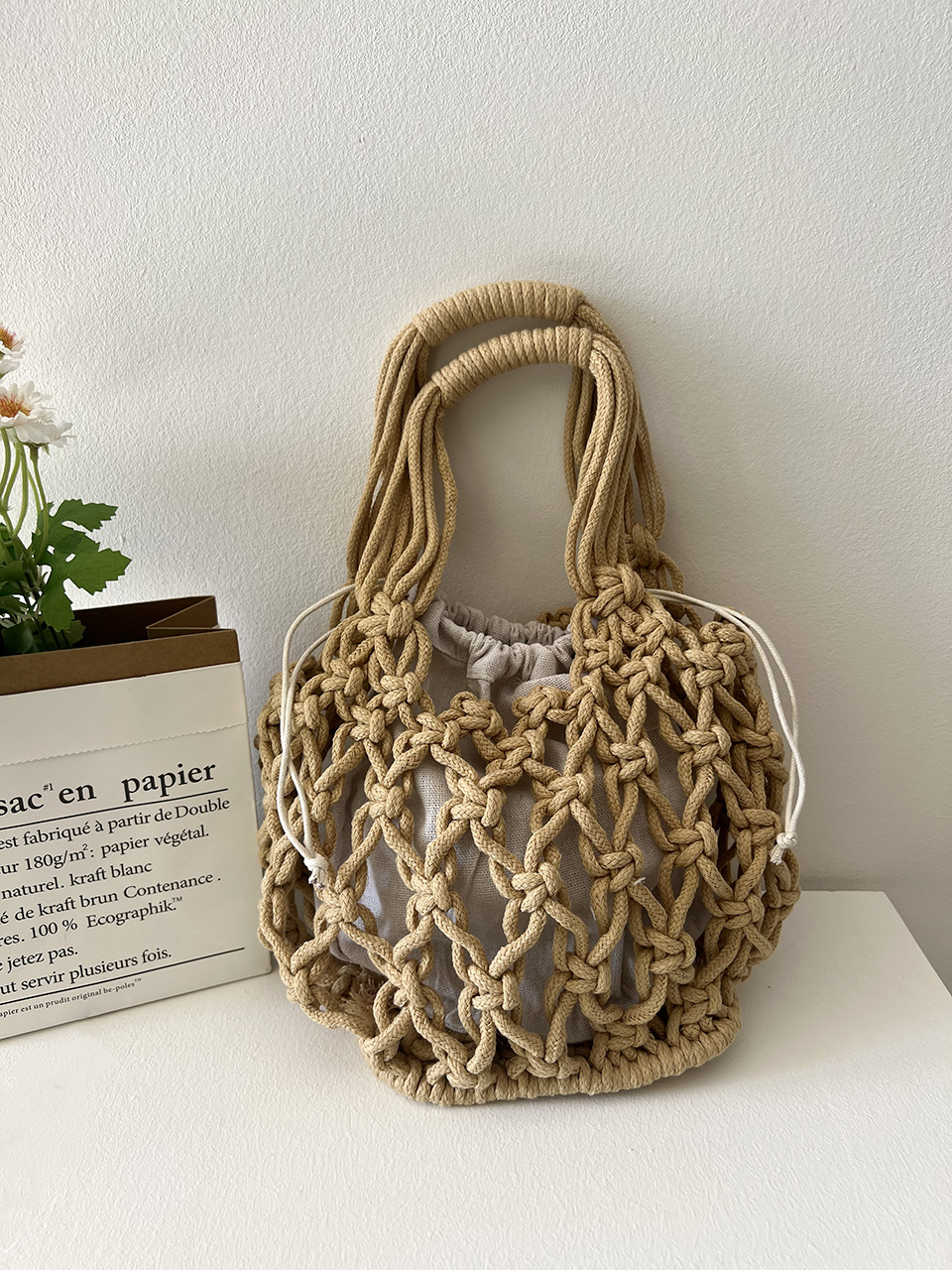 Arte Knitted Net Summer Net Bag